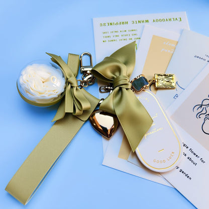 🌟 Zodiac Guardian Series — Personalized Eternal Flower  Bag Charms Position 8