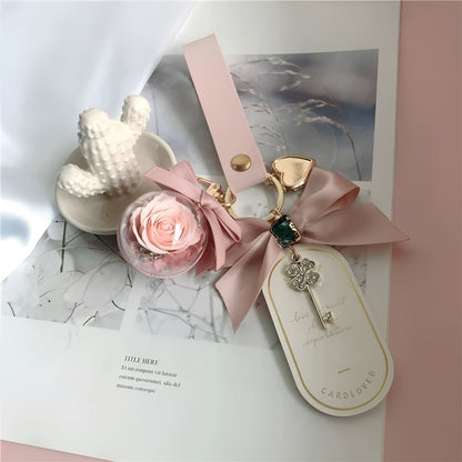 🌟 Zodiac Guardian Series — Personalized Eternal Flower  Bag Charms Position 16