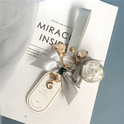 🌟 Zodiac Guardian Series — Personalized Eternal Flower  Bag Charms Position 12