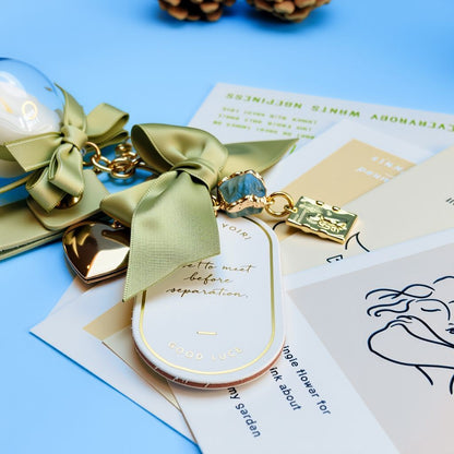 🌟 Zodiac Guardian Series — Personalized Eternal Flower  Bag Charms Position 7