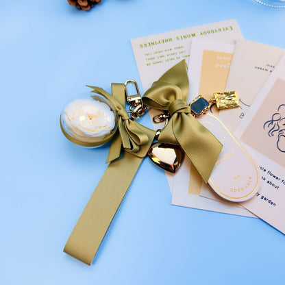 🌟 Zodiac Guardian Series — Personalized Eternal Flower  Bag Charms Position 3